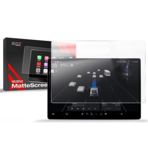 Anti-fingerprint screen film Tesla Model X Facelift (2025) Matte Grizz