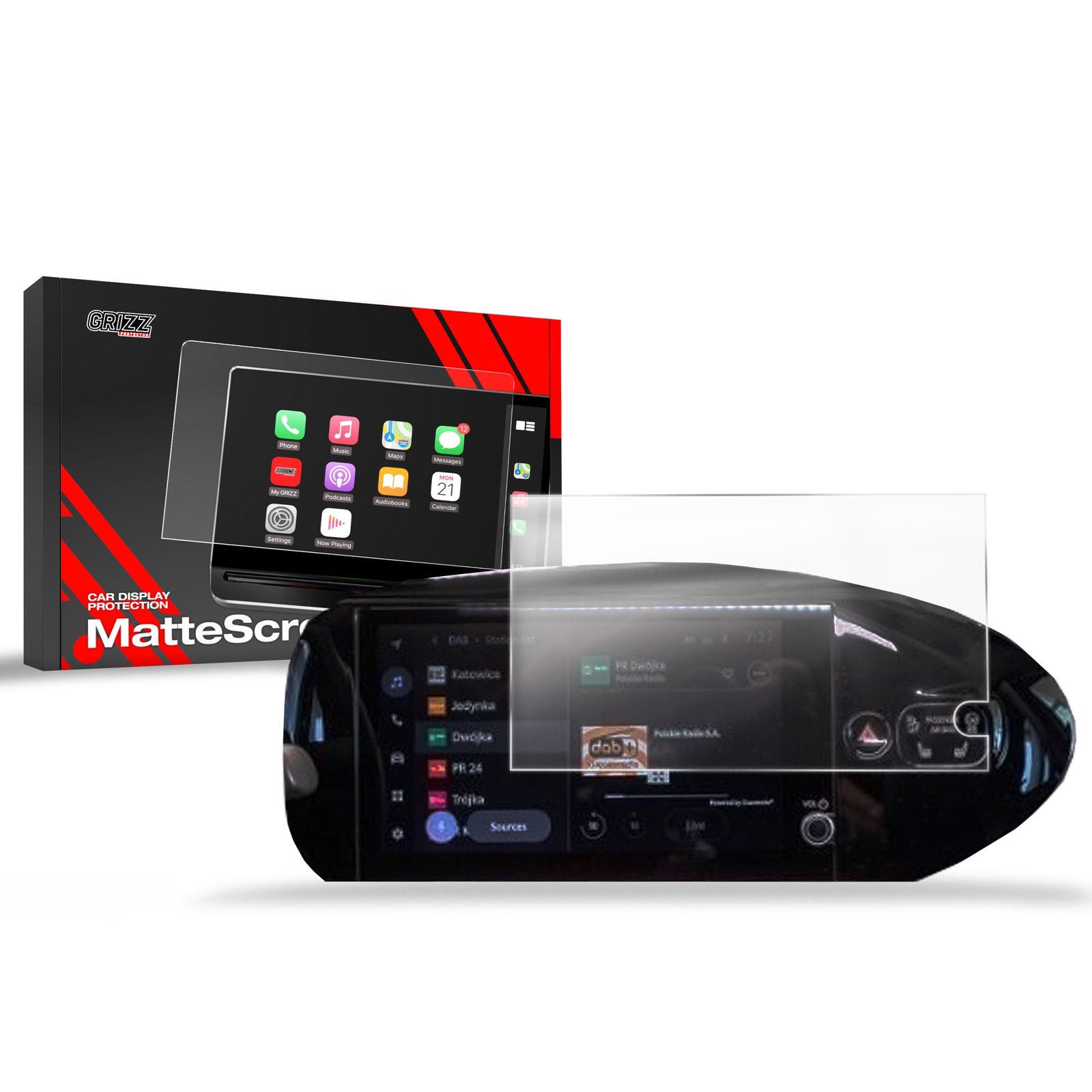 Anti-fingerprint screen film Toyota Aygo X 10