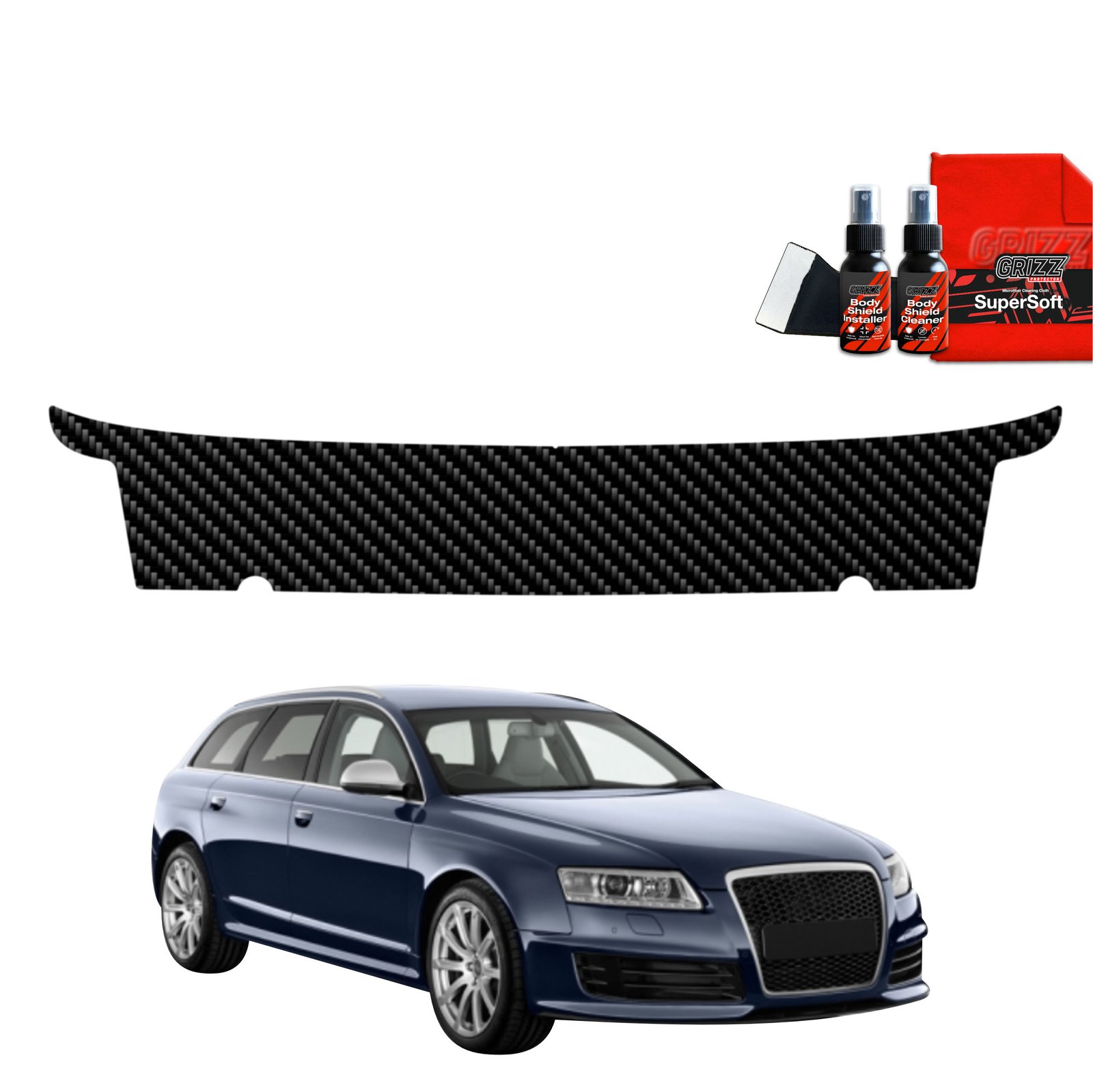 Carbon film for trunk threshold for Audi A6 C6 Avant Facelifting (2008-2011)