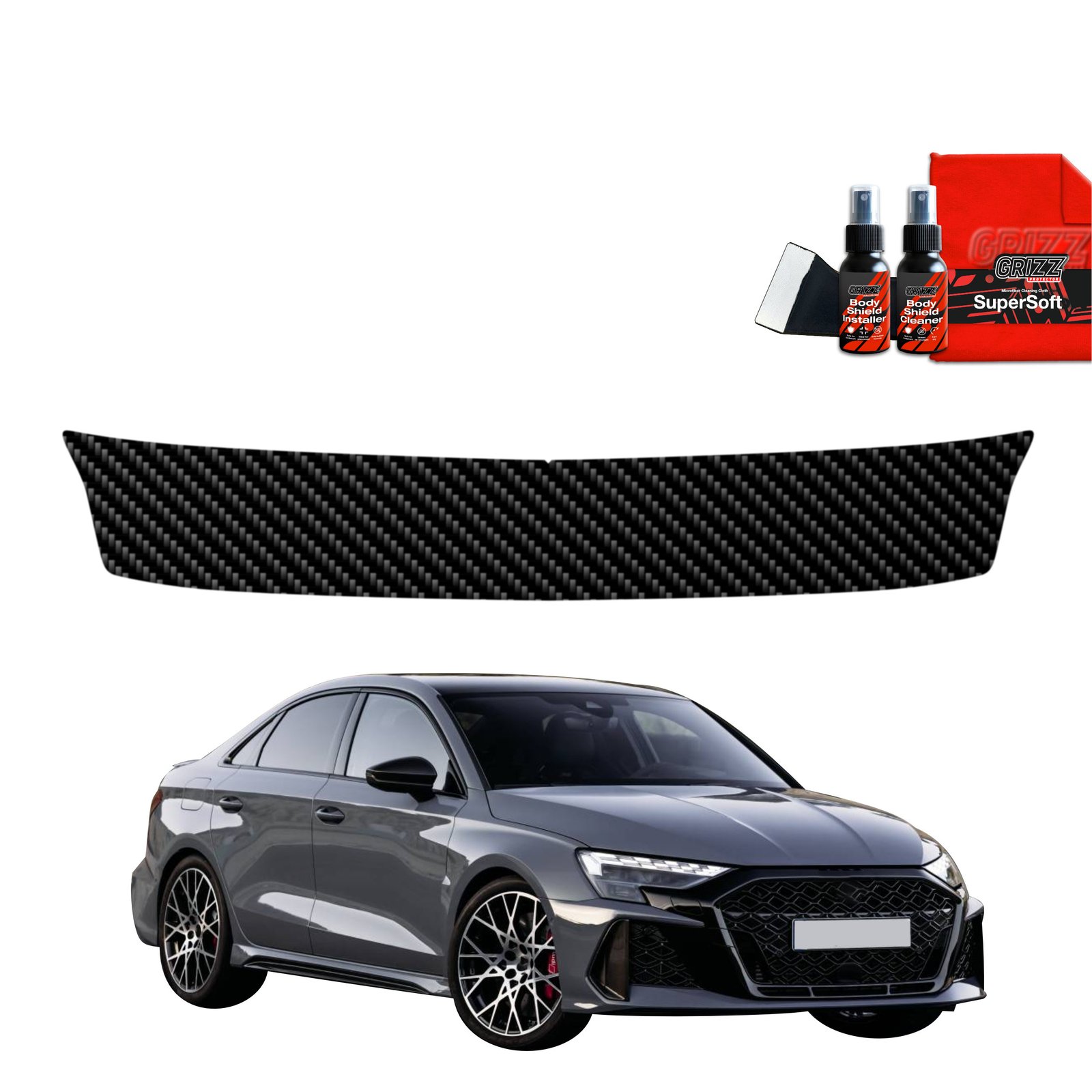 Carbon film for trunk threshold for Audi RS3 (2025)