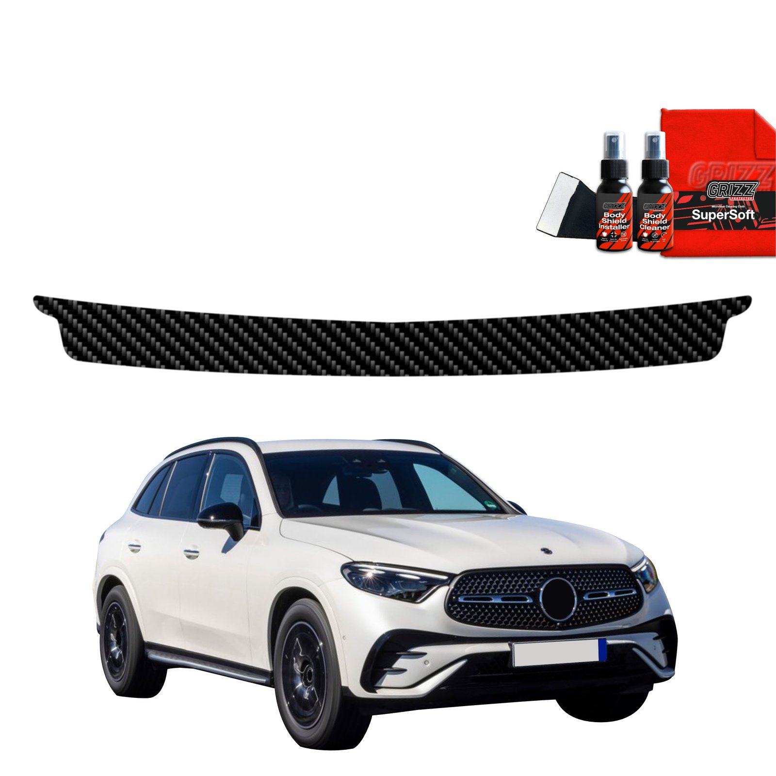 Carbon film for trunk threshold for Mercedes-Benz GLC C254 (2023-2025)