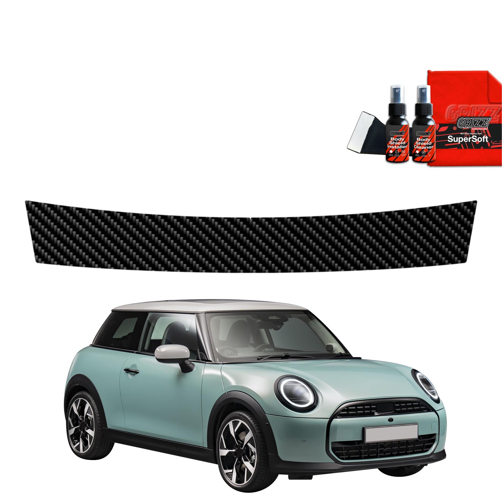 Carbon film for trunk threshold for Mini Cooper S (2023-2025)