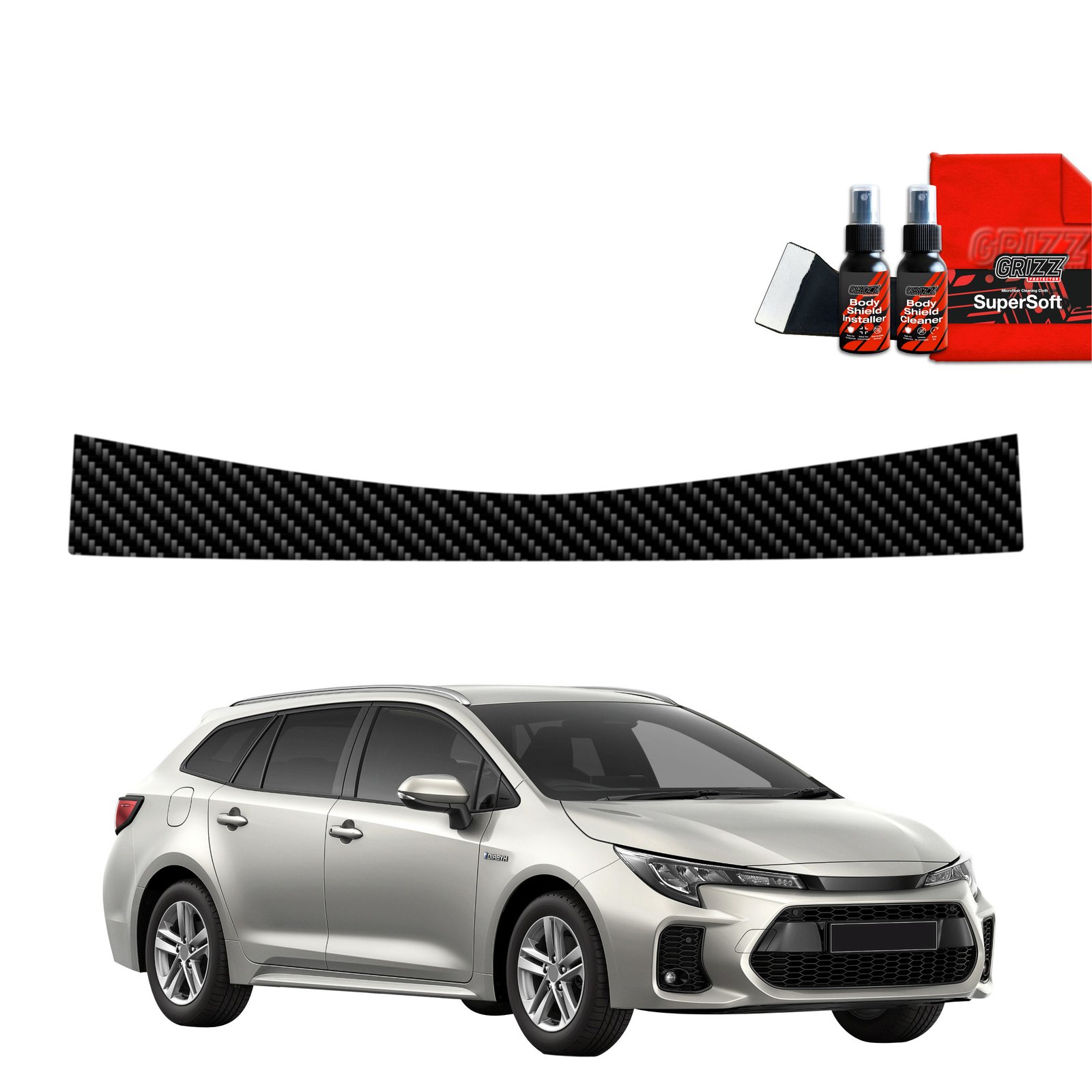 Carbon film for trunk threshold for Suzuki Swace Facelift (2023-2025)