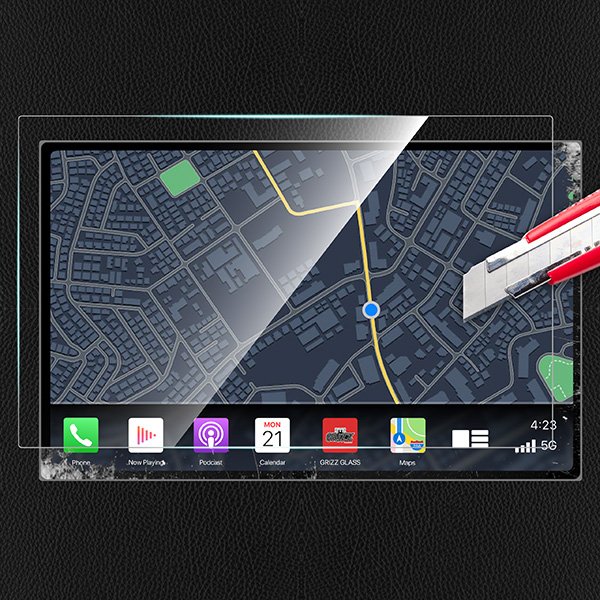 Keraminė ekrano plėvelė Android Radio GoMedia 7021 2DIN 7” Volkswagen VW Skoda Seat Grizz - Image 4