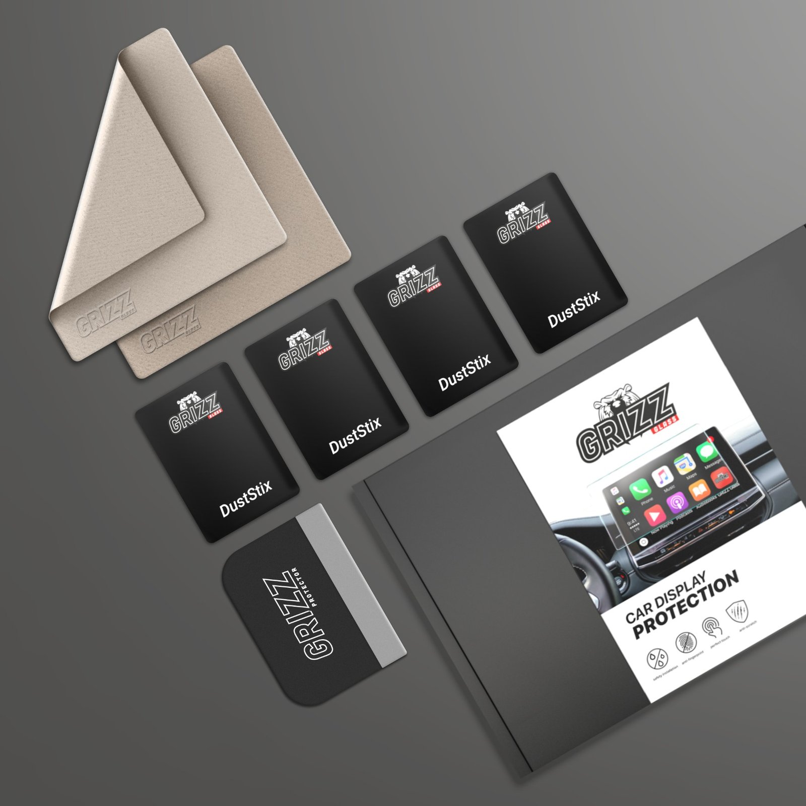 Keraminė ekrano plėvelė Android Radio GoMedia 7021 2DIN 7” Volkswagen VW Skoda Seat Grizz - Image 8