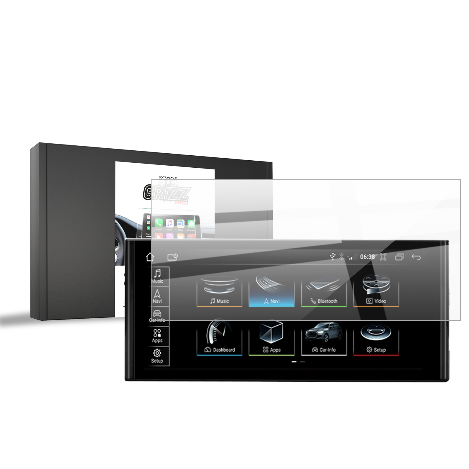 Ceramic screen film Audi A6 C7 Android Radio 12