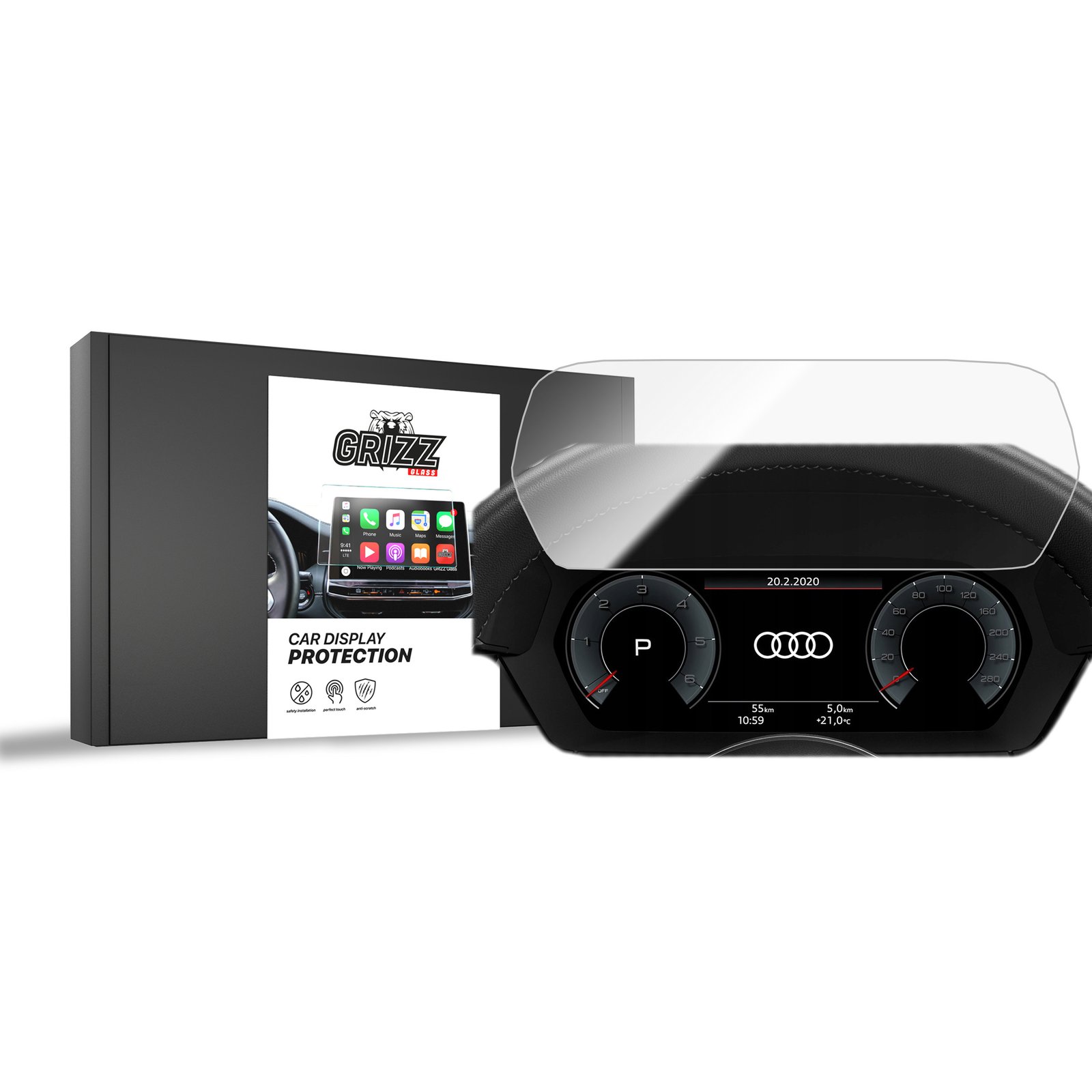 Ceramic screen film Audi RS3 8Y Virtual Cockpit Plus 12