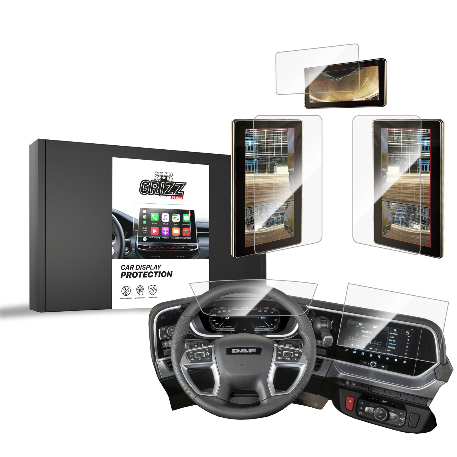 Ceramic screen film DAF XG NGD Grizz 5in1