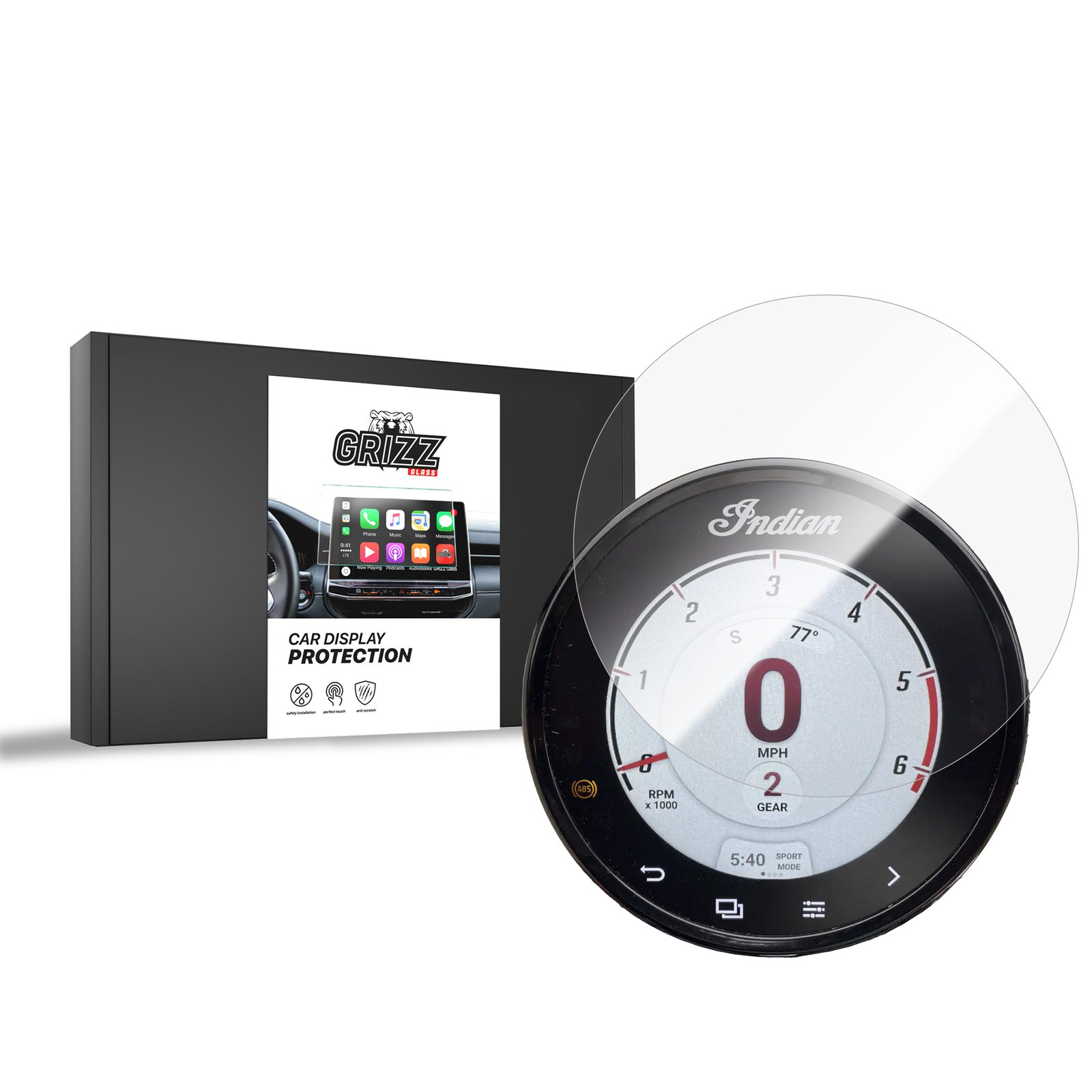 Ceramic screen film Indian Sport Chief 4" (2022-2025) Grizz