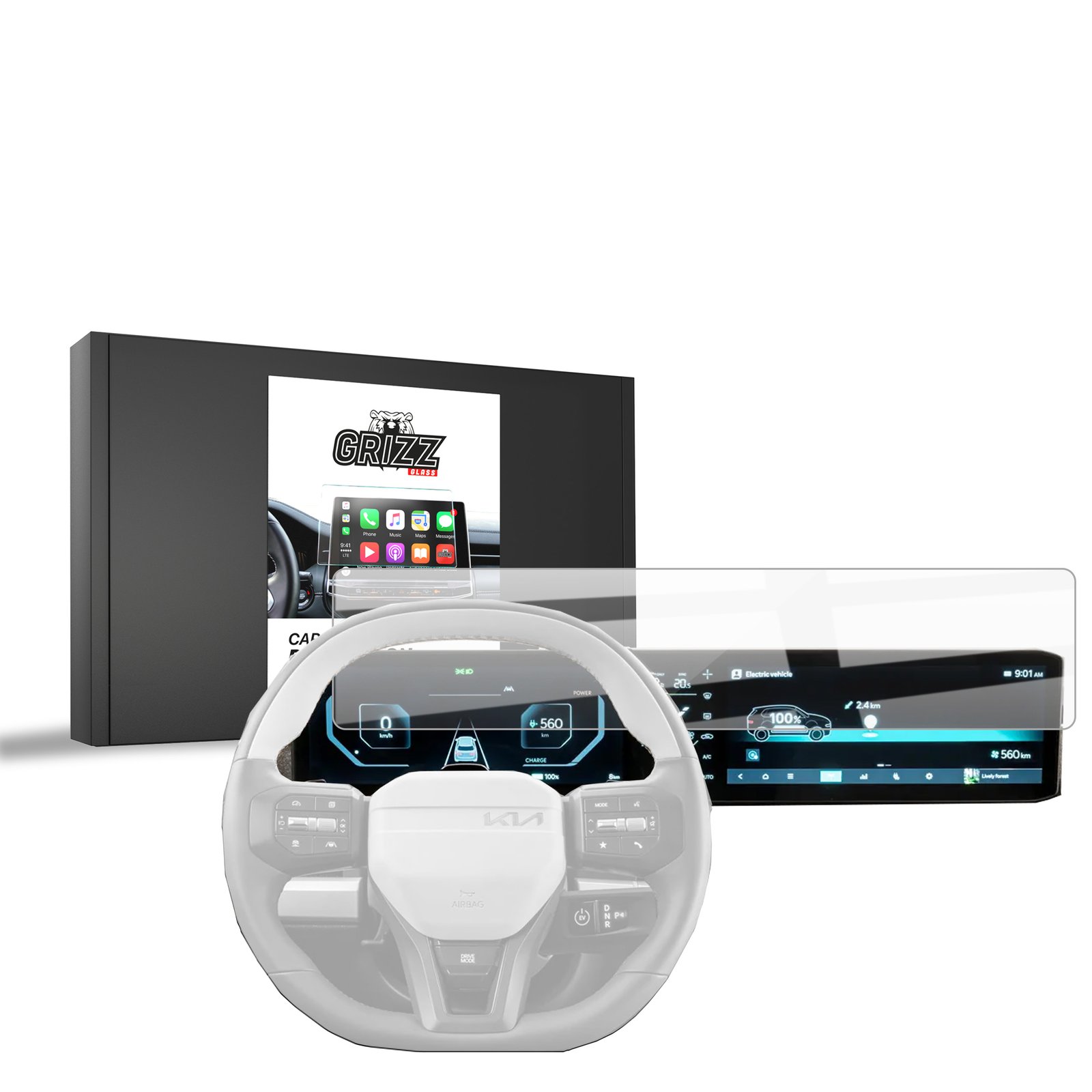 Ceramic screen film Kia EV6 GT Line (2025) Grizz