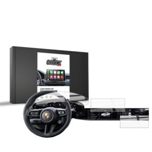 Ceramic screen film Porsche Taycan Upper Screens (2019-2025) Grizz 3in1