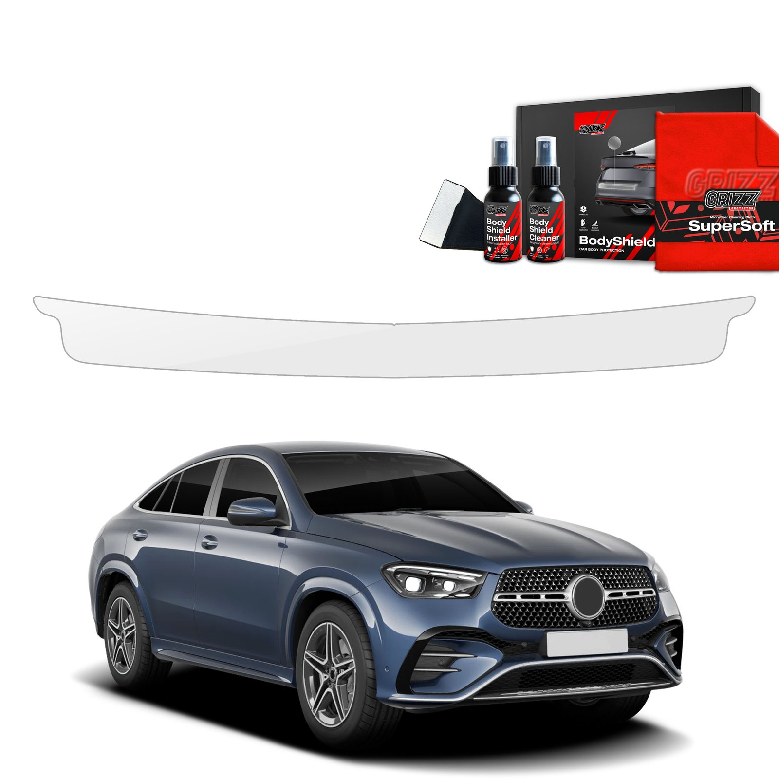 Protective film for trunk threshold for Mercedes GLE 450d (2023-2025)