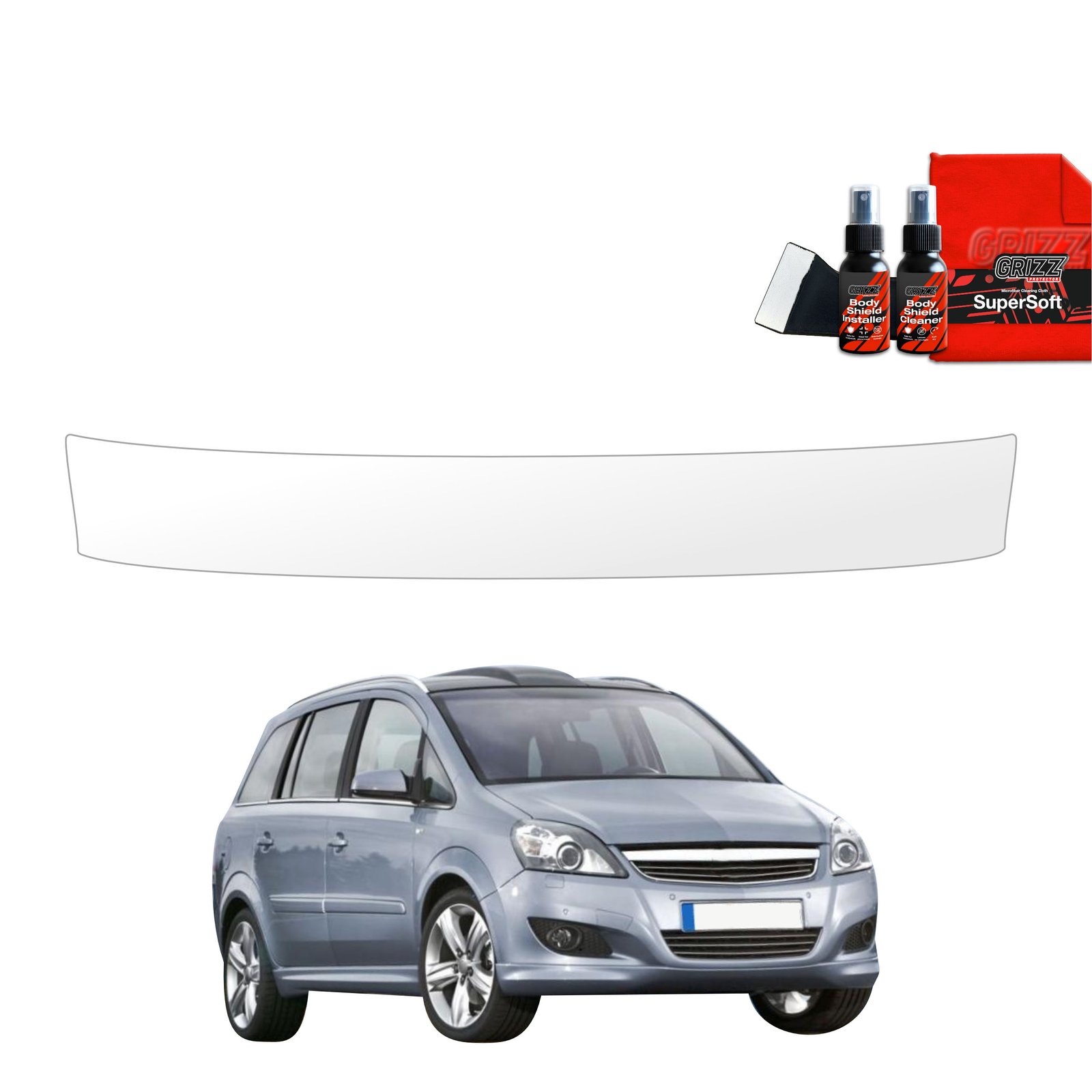 Protective film for trunk threshold for Opel Zafira B Kombi 5D (2010-2014)