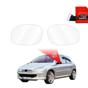 Rainproof film for mirrors for Peugeot 206 (2003-2012)