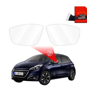 Rainproof film for mirrors for Peugeot 208 (2012-2018)