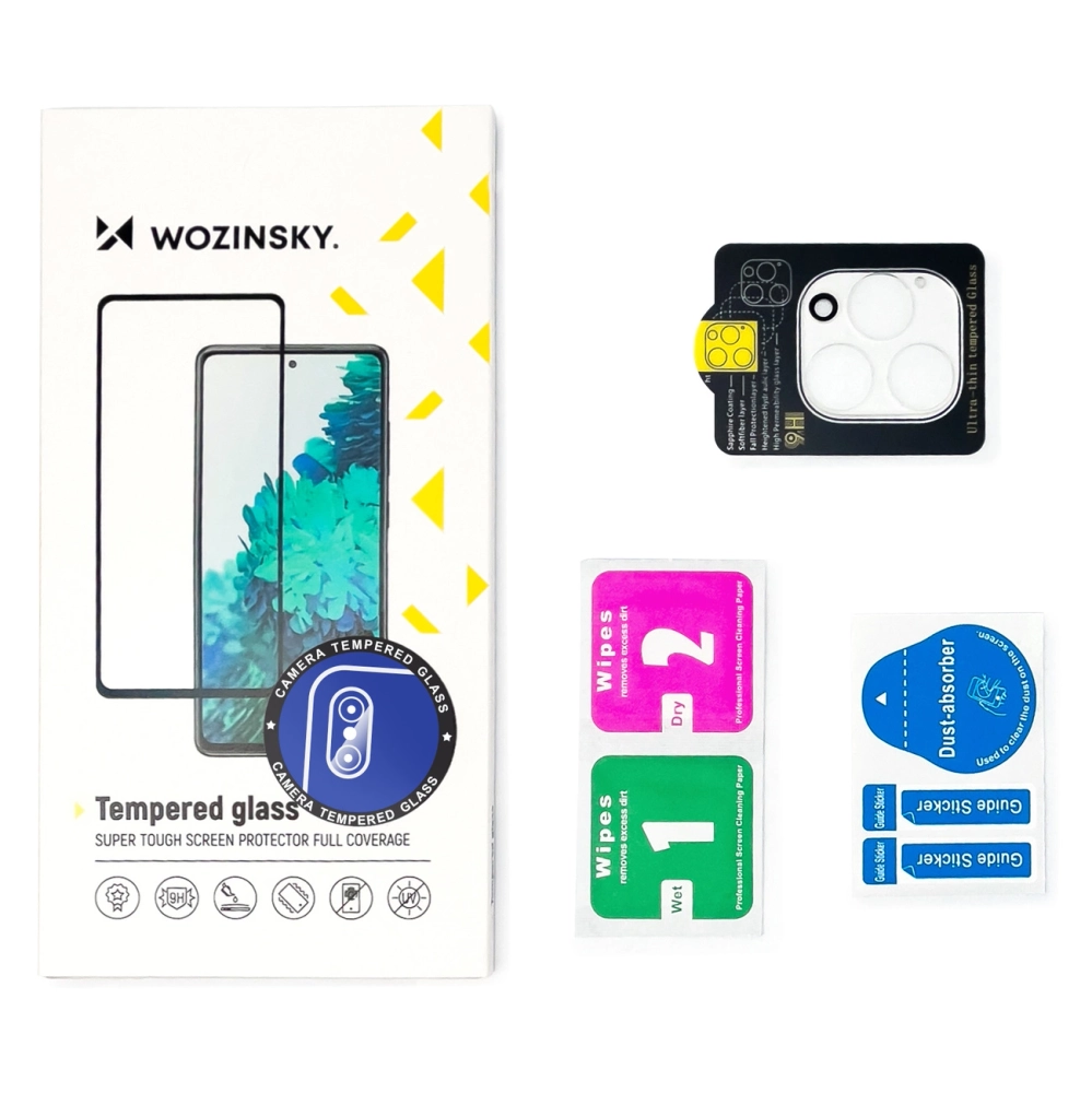 Wozinsky pilnas grūdintas kameros stiklas Xiaomi Redmi Note 14S, 2 vnt. - Image 3