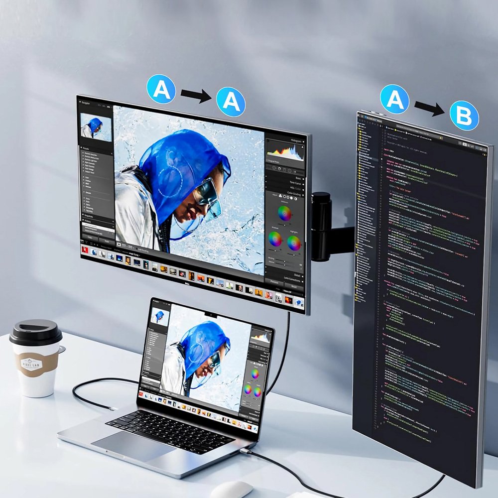 Wozinsky WCCH-01 USB-C – HDMI 4K 60Hz kabelis 1,8 m – juodas - Image 7