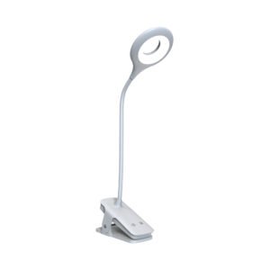 Mini Wozinsky Wireless LED Reading Lamp with Clip + USB-C Cable - White