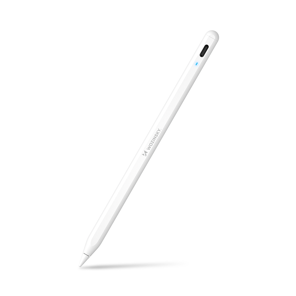 Wozinsky WRA-08 rašiklis iPad planšetėms, USB-C greitas įkrovimas – baltas - Image 3
