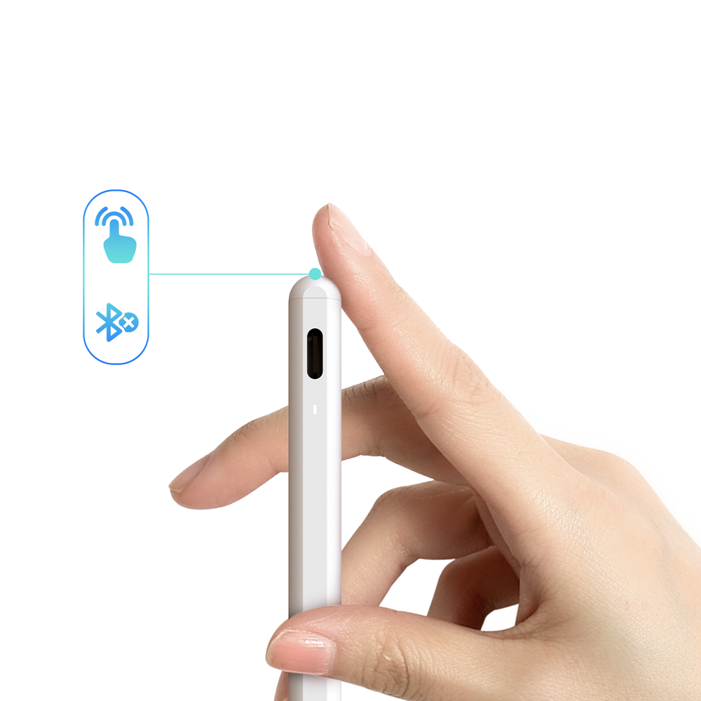 Wozinsky WRA-08 rašiklis iPad planšetėms, USB-C greitas įkrovimas – baltas - Image 7