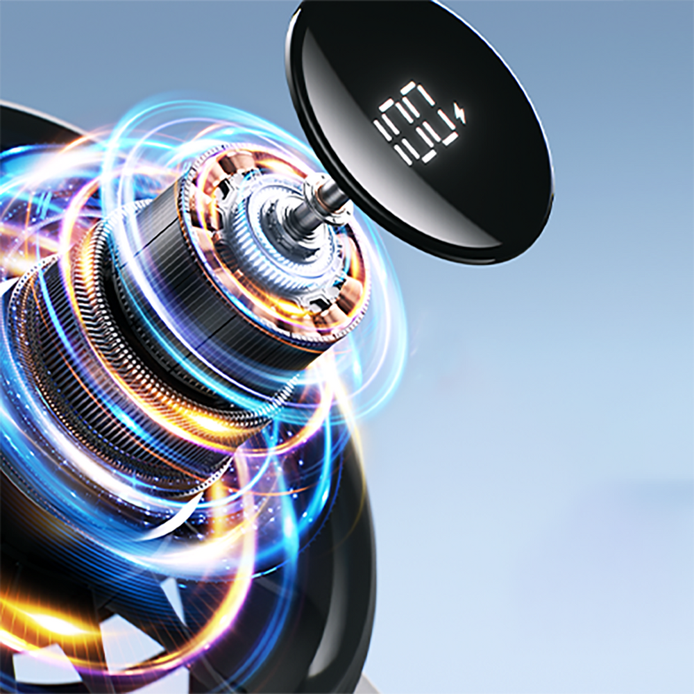 Jisulife Life4 3600 mAh nešiojamas USB ventiliatorius – juodas - Image 8