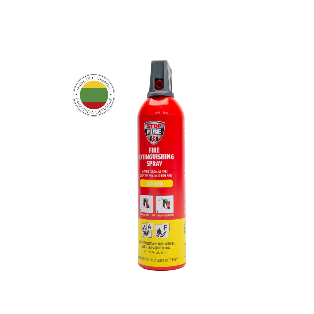 Aerozolinė gesinimo priemonė ReinoldMax 750 ml PFAS_free Kitchen