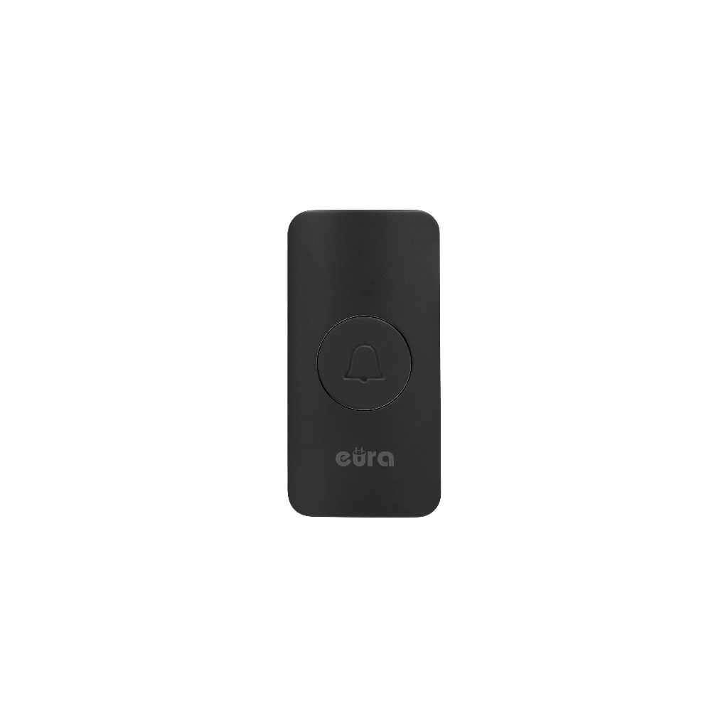 Bevielis durų skambutis Eura WDP-44A3 Funky Black - Image 3