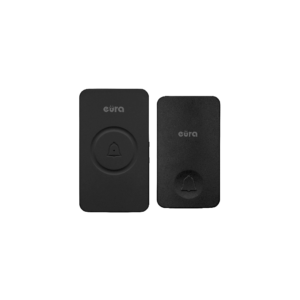 Bevielis durų skambutis Eura WDP-50A3 Black