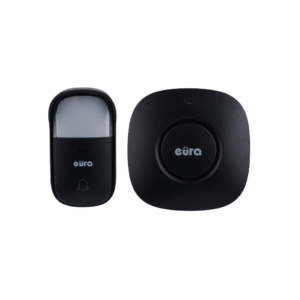 Bevielis durų skambutis Eura WDP-52A3 Black
