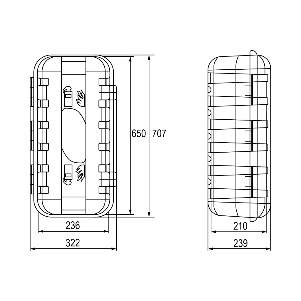 Gesintuvo dėžė DAKEN Strike 9-12kg - Image 7