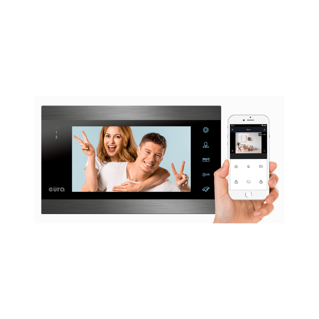 Monitorius Eura VDA-00C5 Black