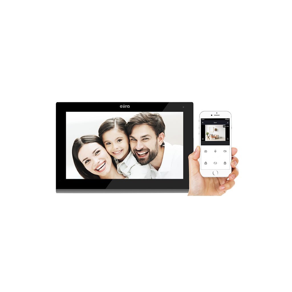 Monitorius Eura VDA-08C5 Black