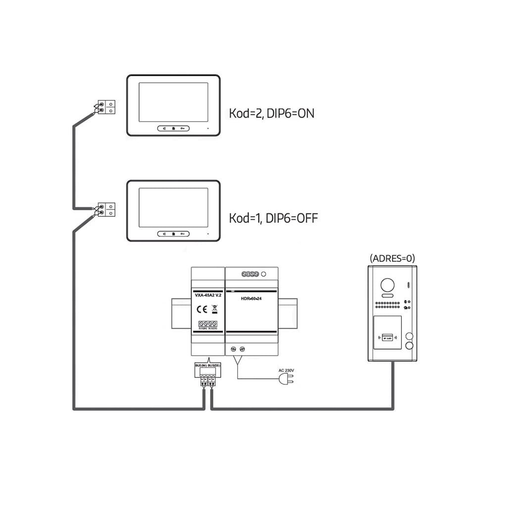 Vaizdo domofonas Eura VDP-70A5/N Black - Image 7
