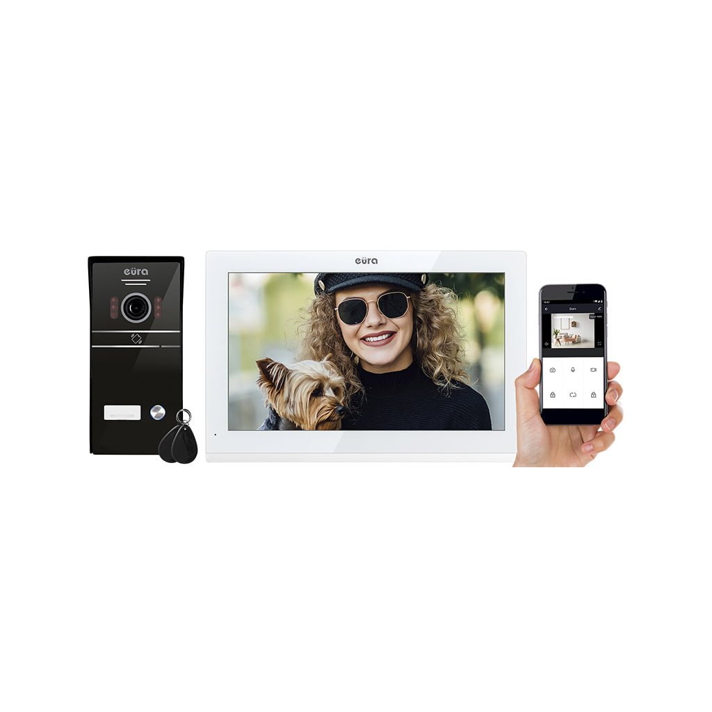 Vaizdo domofonas Eura VDP-98C5 White