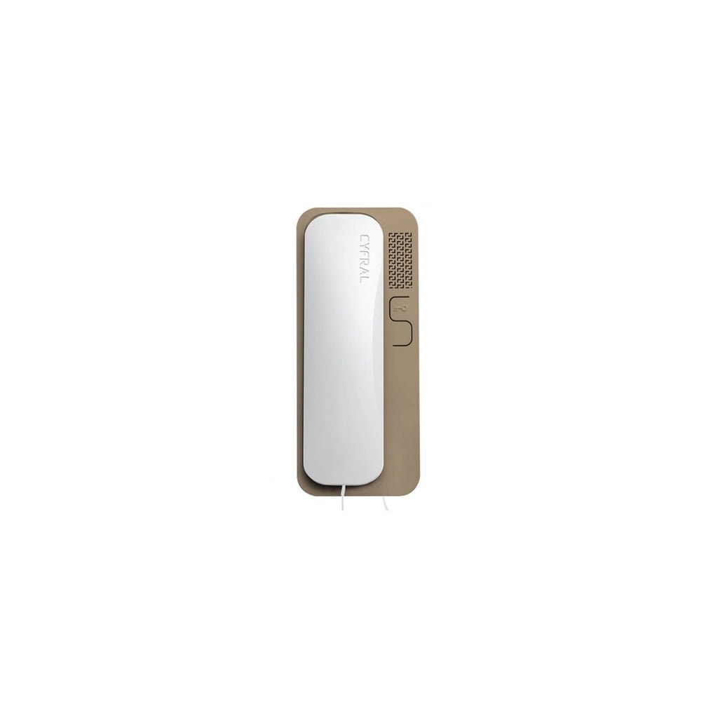 Vidinis telefonas (unifonas) Cyfral Smart 5P White-Beige