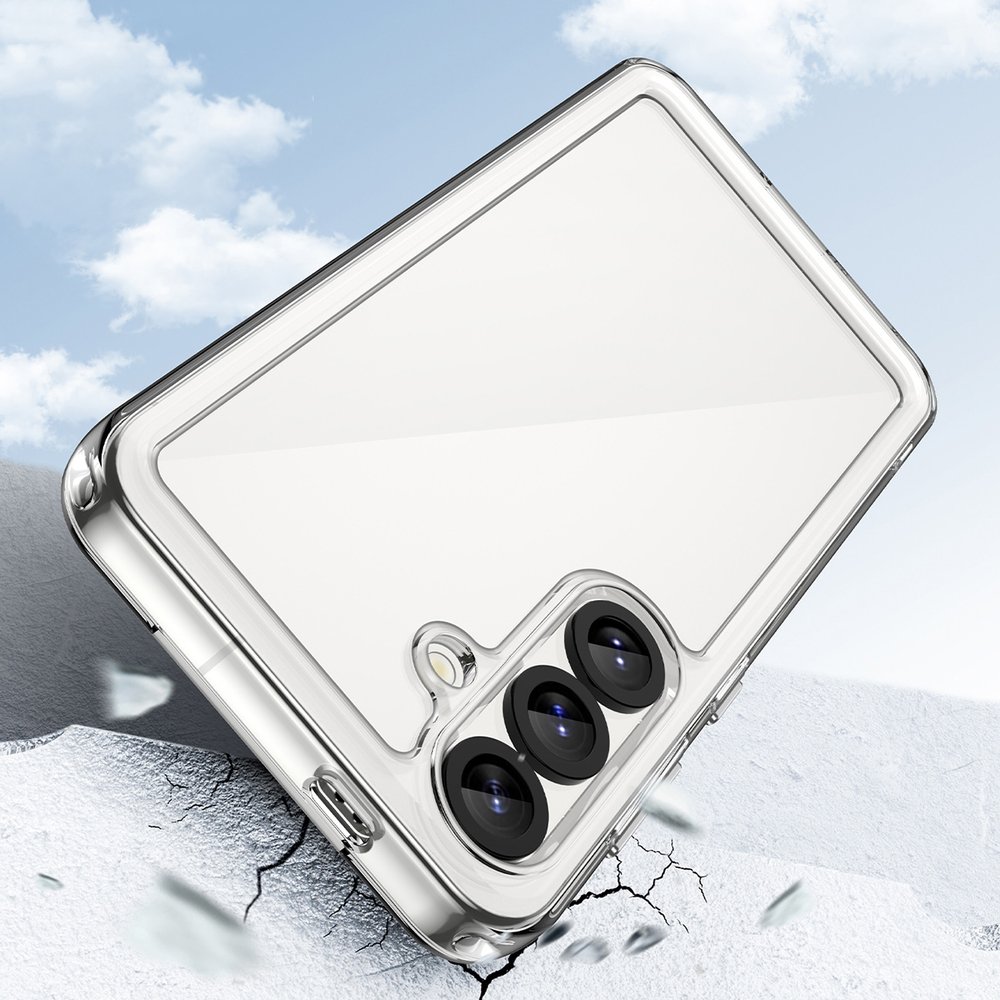 Outer Space dėklas su geliniu rėmeliu Samsung Galaxy M06 5G – skaidrus - Image 3