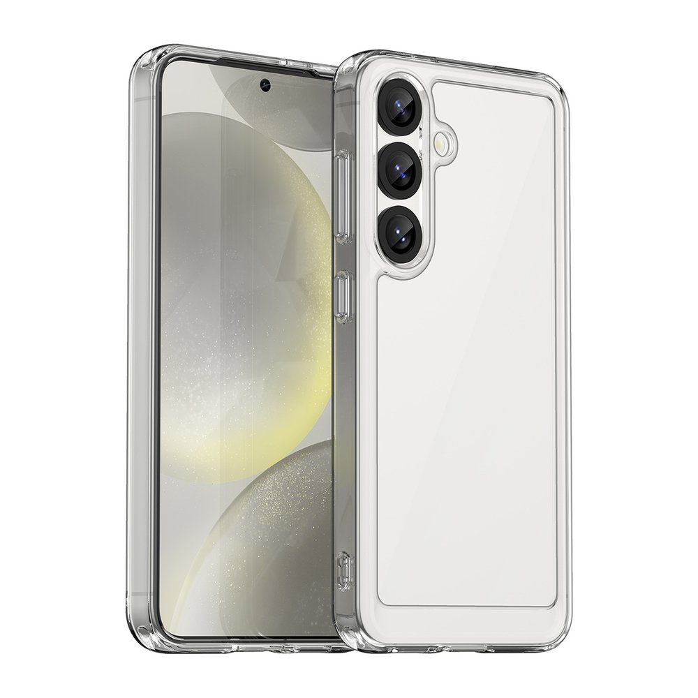 Outer Space Case with Gel Frame for Xiaomi Poco C71 - Transparent