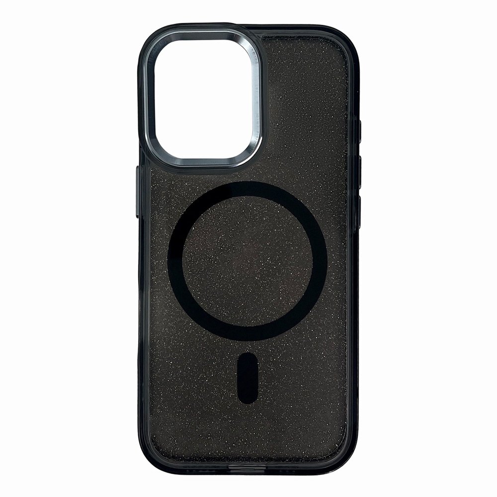 Glitter Case MagSafe Compatible for iPhone 17 Pro - Black