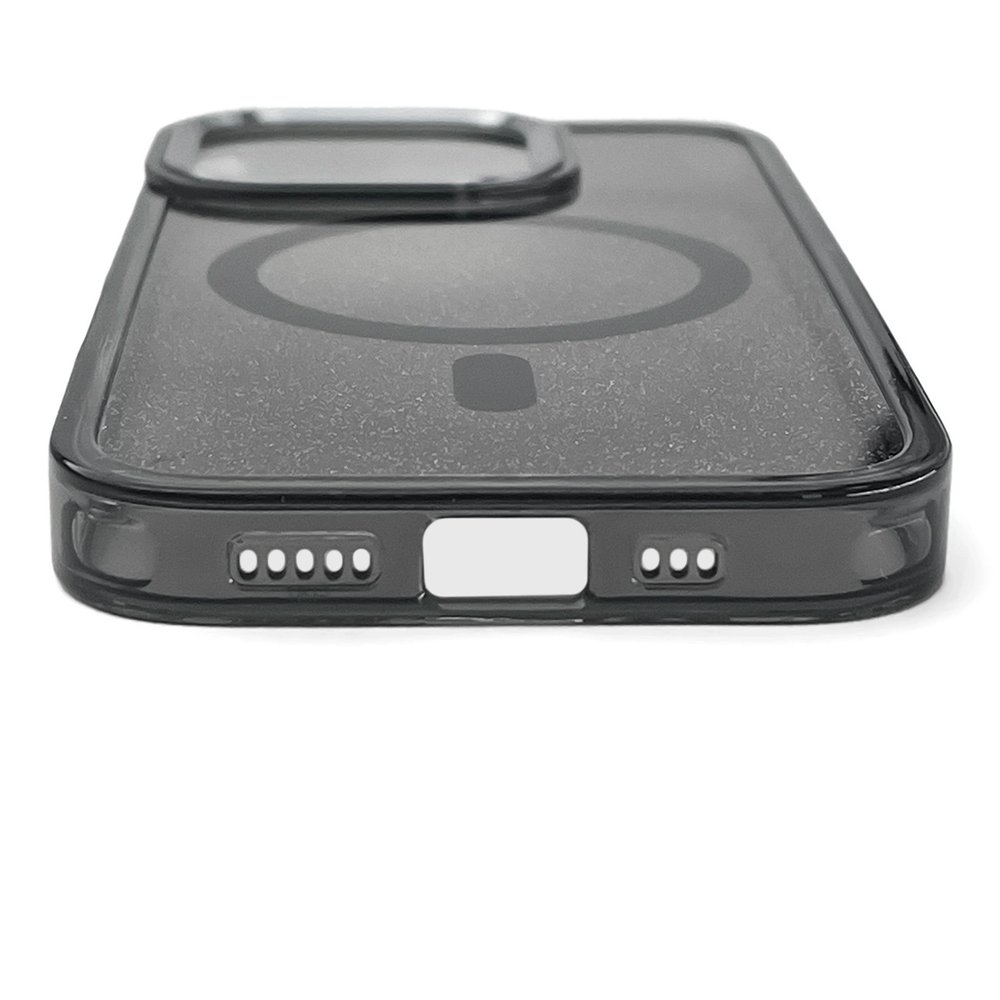 Blizgus dėklas, suderinamas su MagSafe, iPhone 17 Pro – juodas - Image 4