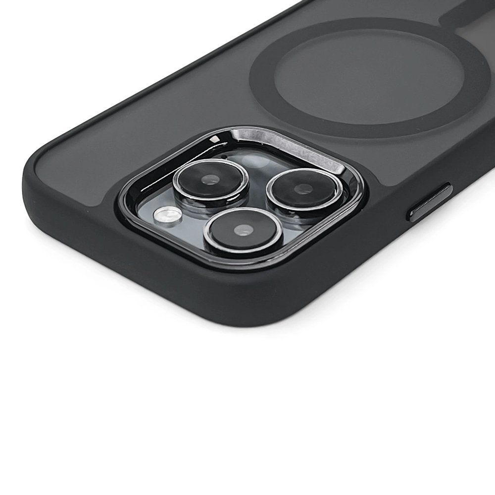 Madingas dėklas, suderinamas su MagSafe, iPhone 17 Pro Max – juodas - Image 6
