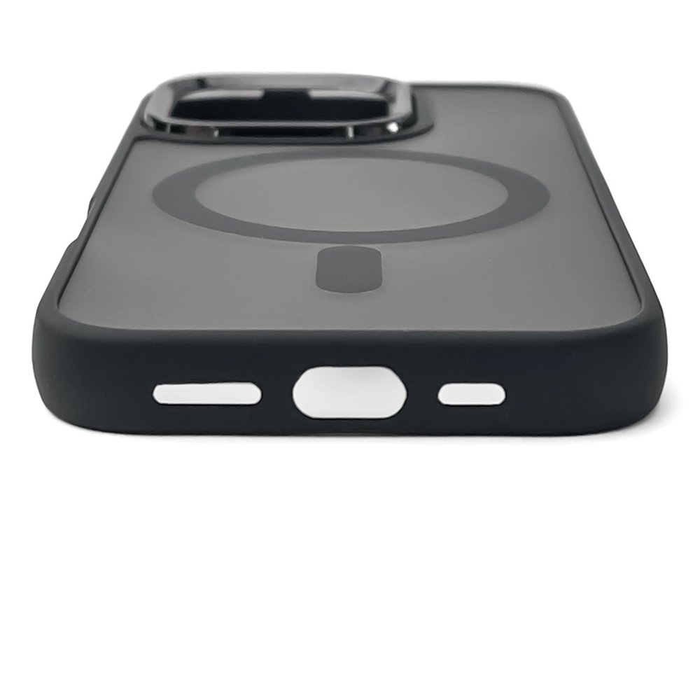 Madingas dėklas, suderinamas su MagSafe, iPhone 17 Pro Max – juodas - Image 7