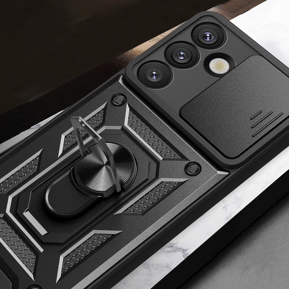 Hybrid Armor Camshield dėklas Samsung Galaxy S26 Plus – juodas - Image 6