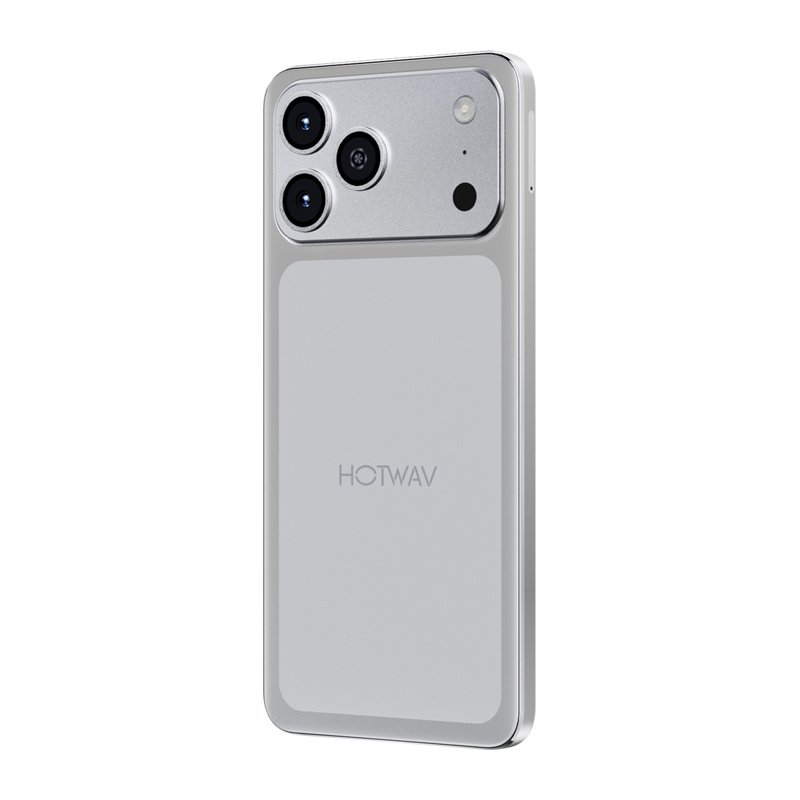 HOTWAV A17 Pro Max išmanusis telefonas – sidabrinis - Image 4