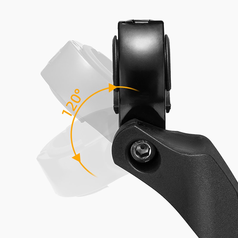 Wozinsky WLR-01I kairysis dviračio galinio vaizdo veidrodėlis – juodas - Image 8