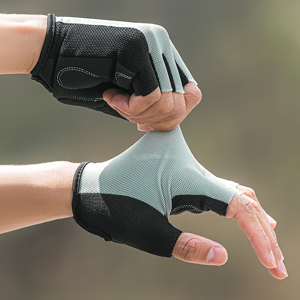 Wozinsky WRR-02XL dviračio pirštinės XL – pilkos - Image 3