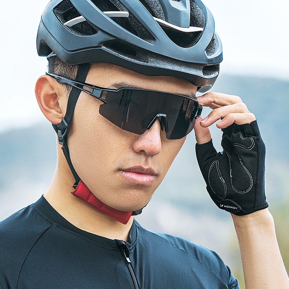 Wozinsky WRR-02XL dviračio pirštinės XL – pilkos - Image 8