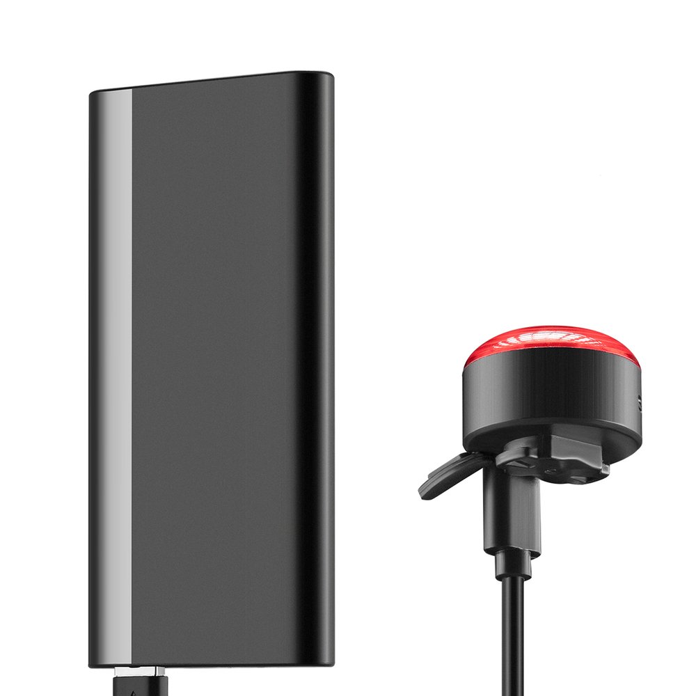 Wozinsky WIS-01 vandeniui atsparūs išmanūs galiniai dviračio žibintai (2 vnt.) – juodi - Image 4