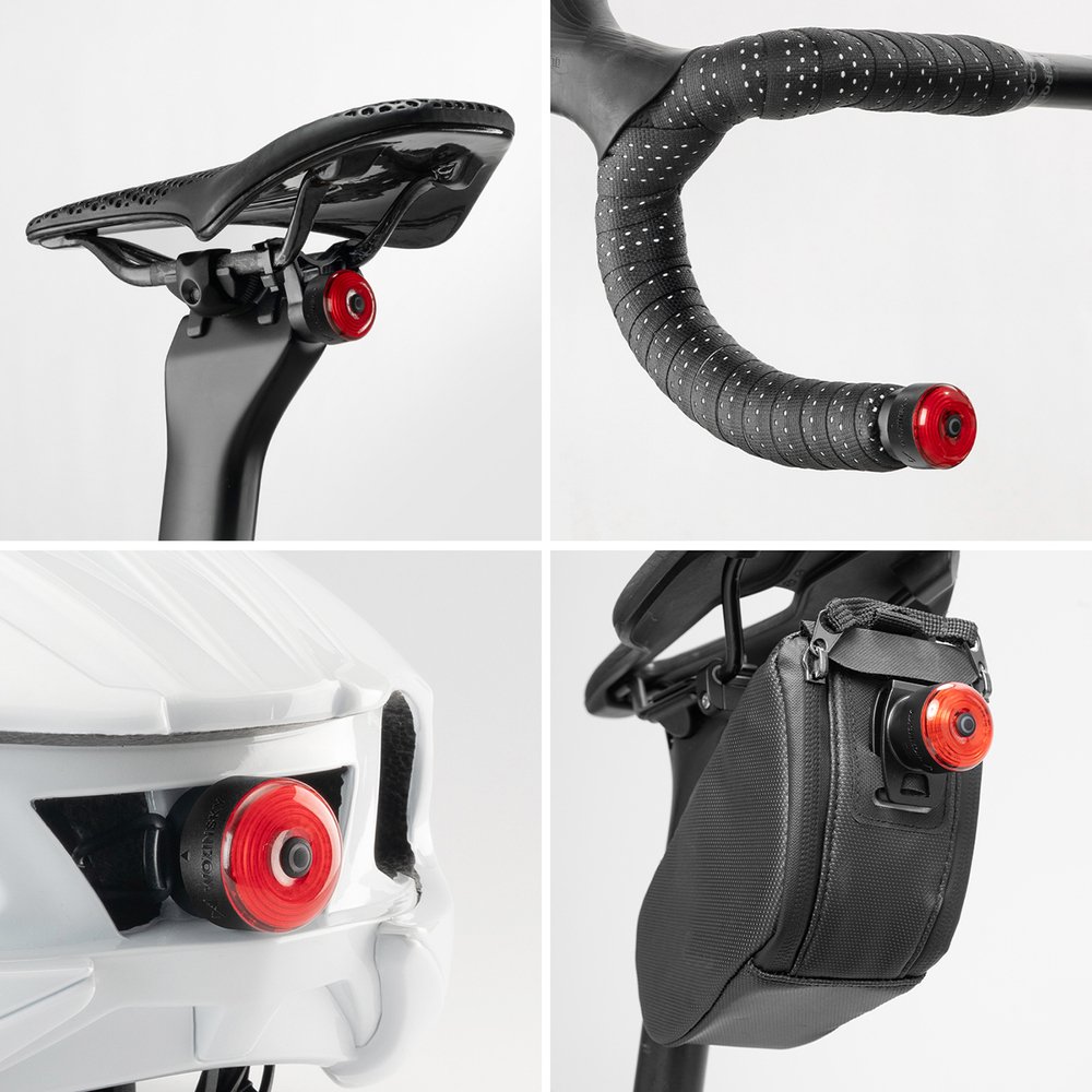 Wozinsky WIS-01 vandeniui atsparūs išmanūs galiniai dviračio žibintai (2 vnt.) – juodi - Image 5