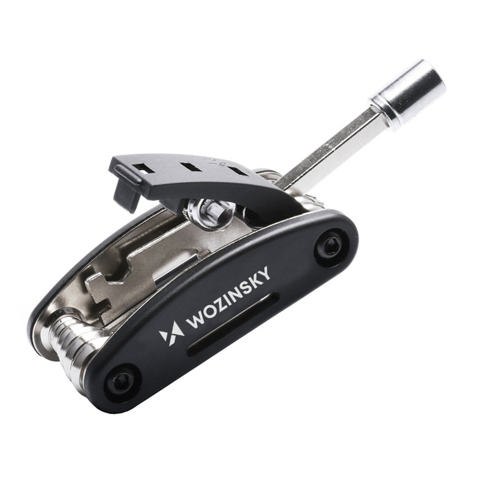 Wozinsky WWZ-01N daugiafunkcis dviračio remonto įrankių rinkinys 16-in-1 – juodas - Image 3