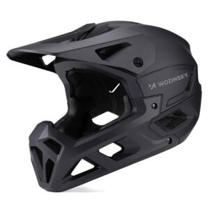 Wozinsky Full Face Bike Helmet with Removable Visor M - Black